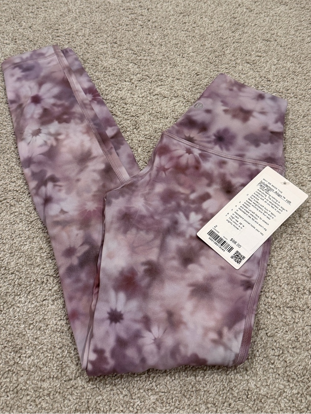 Lululemon Align High Rise Leggings - Meadow Haze Pink